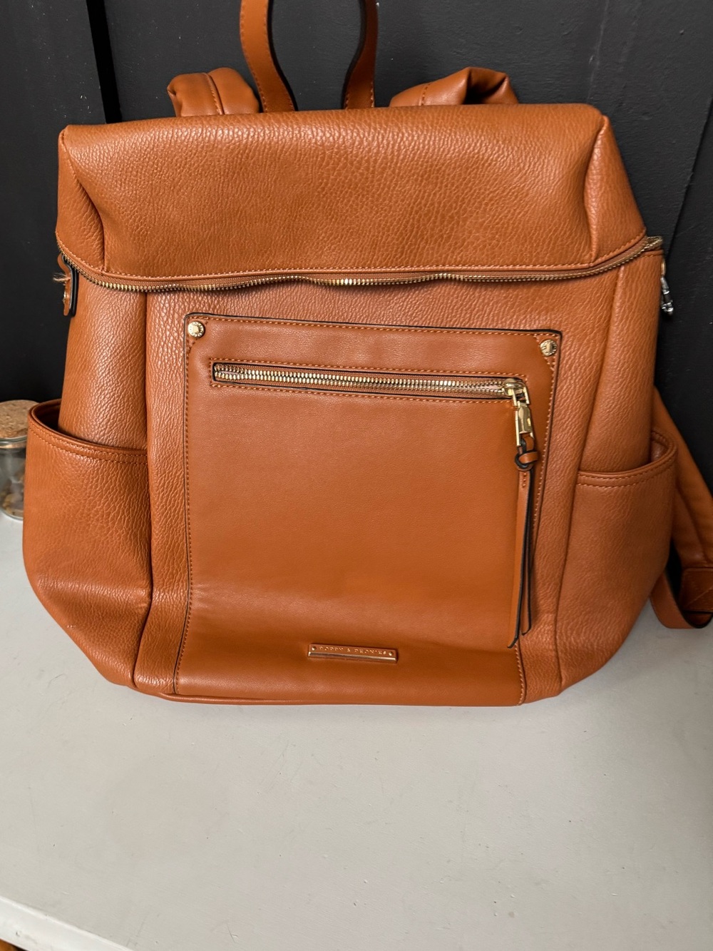 Poppy and peonies commuter backpack - Picture 2 of 9